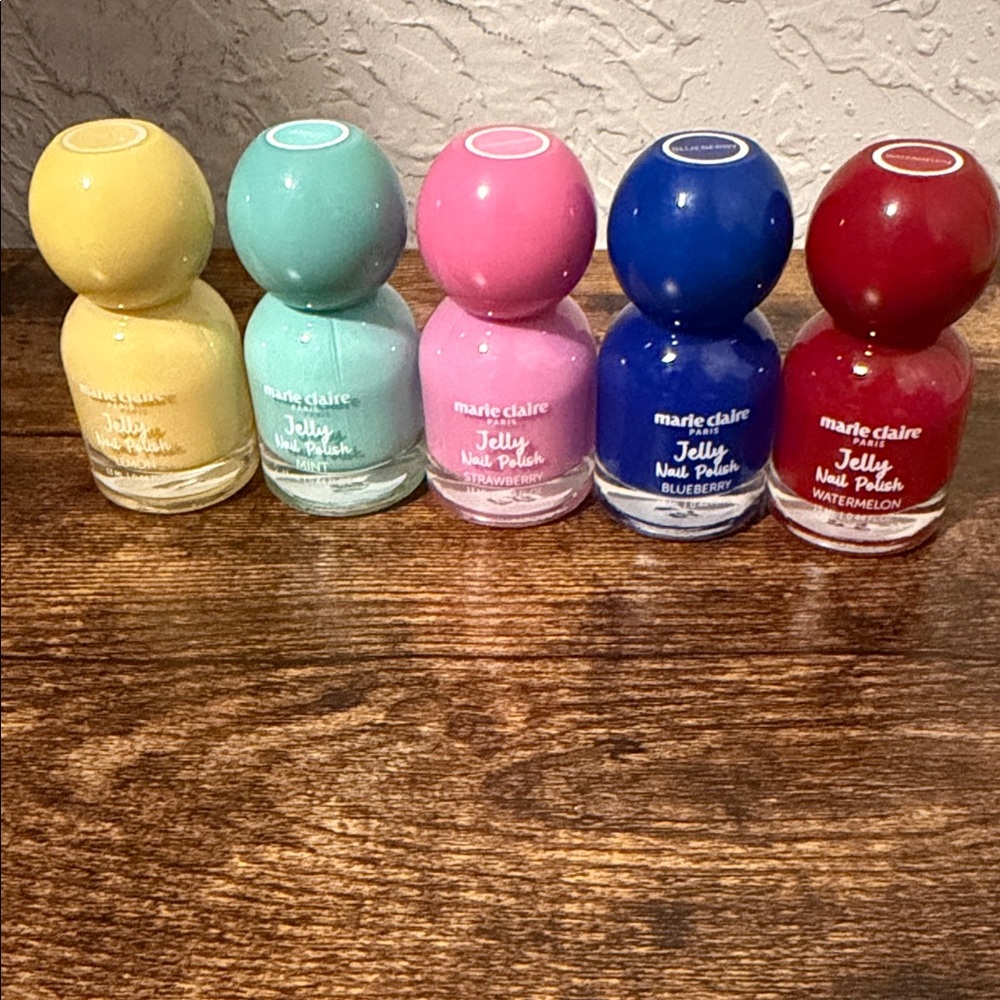 Marie Claire Jelly Nail Polish Set of 5
